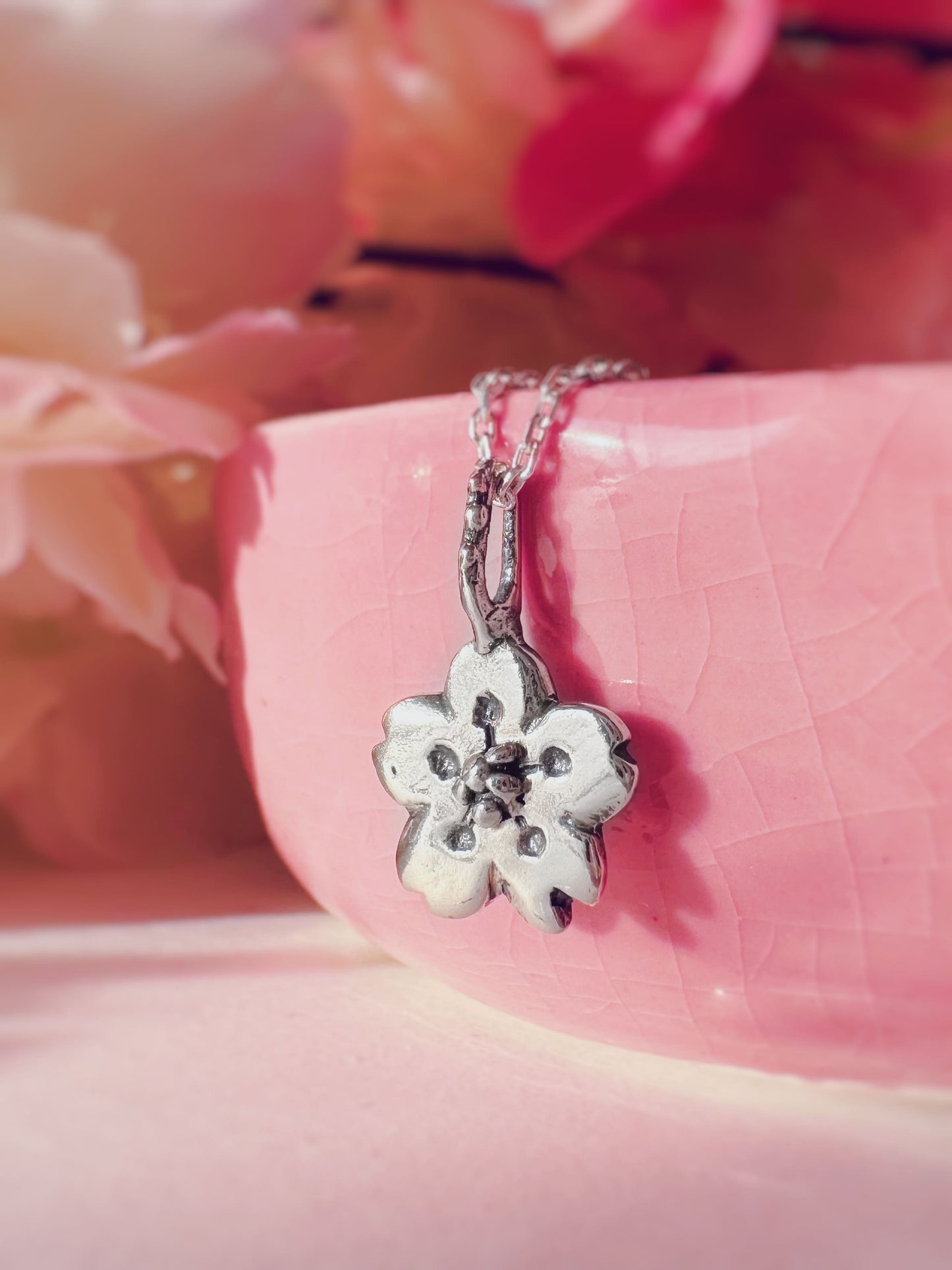 Collier Fleur de Cerisier