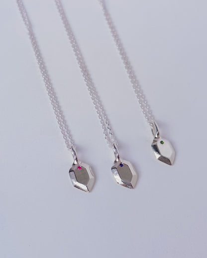 Collier Pendentif Radiant Rubis