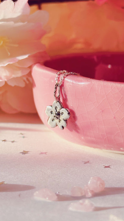 Collier Fleur de Cerisier