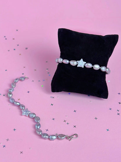 Bracelet Perles et Étoile