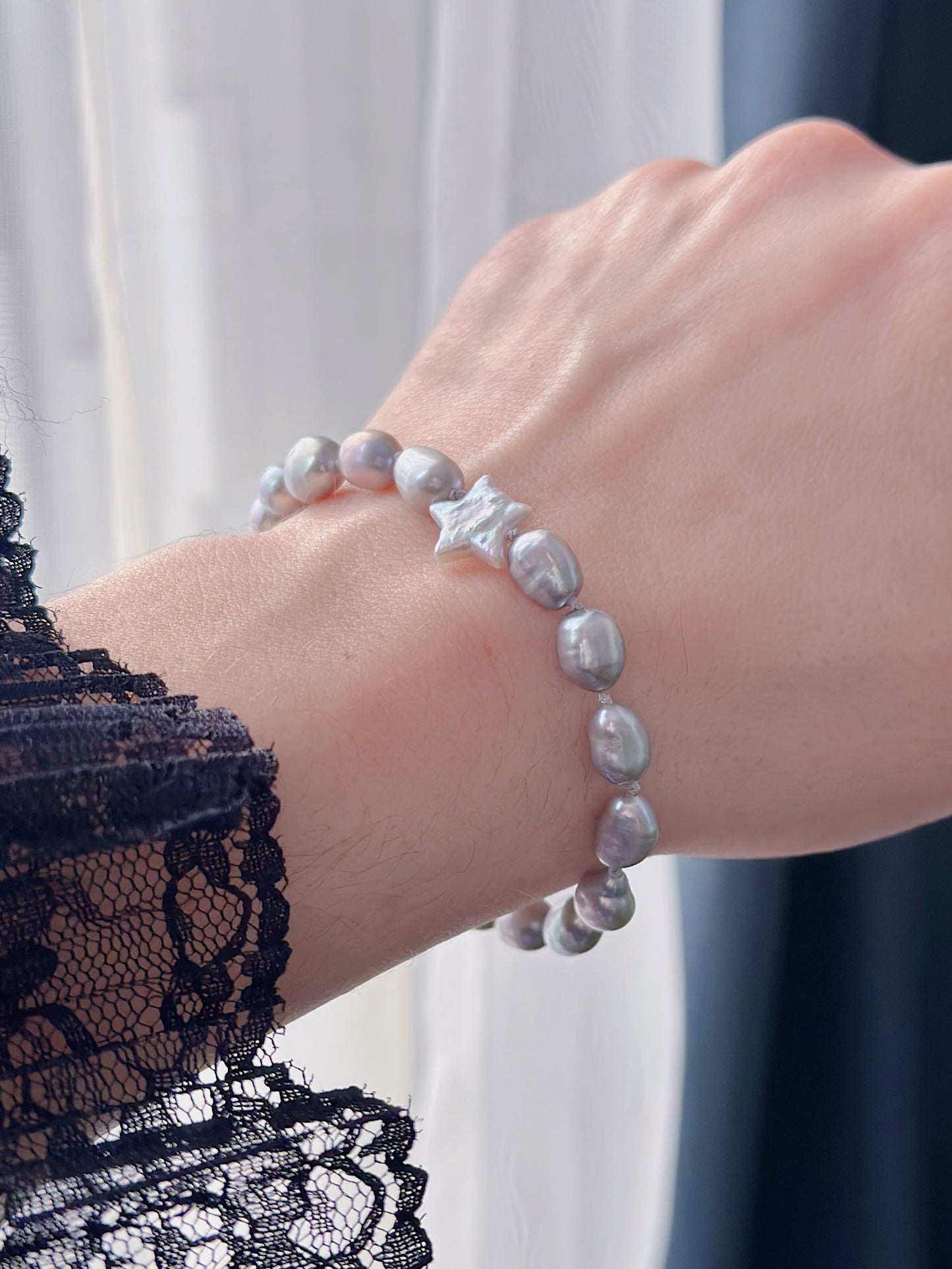 Bracelet Perles et Étoile