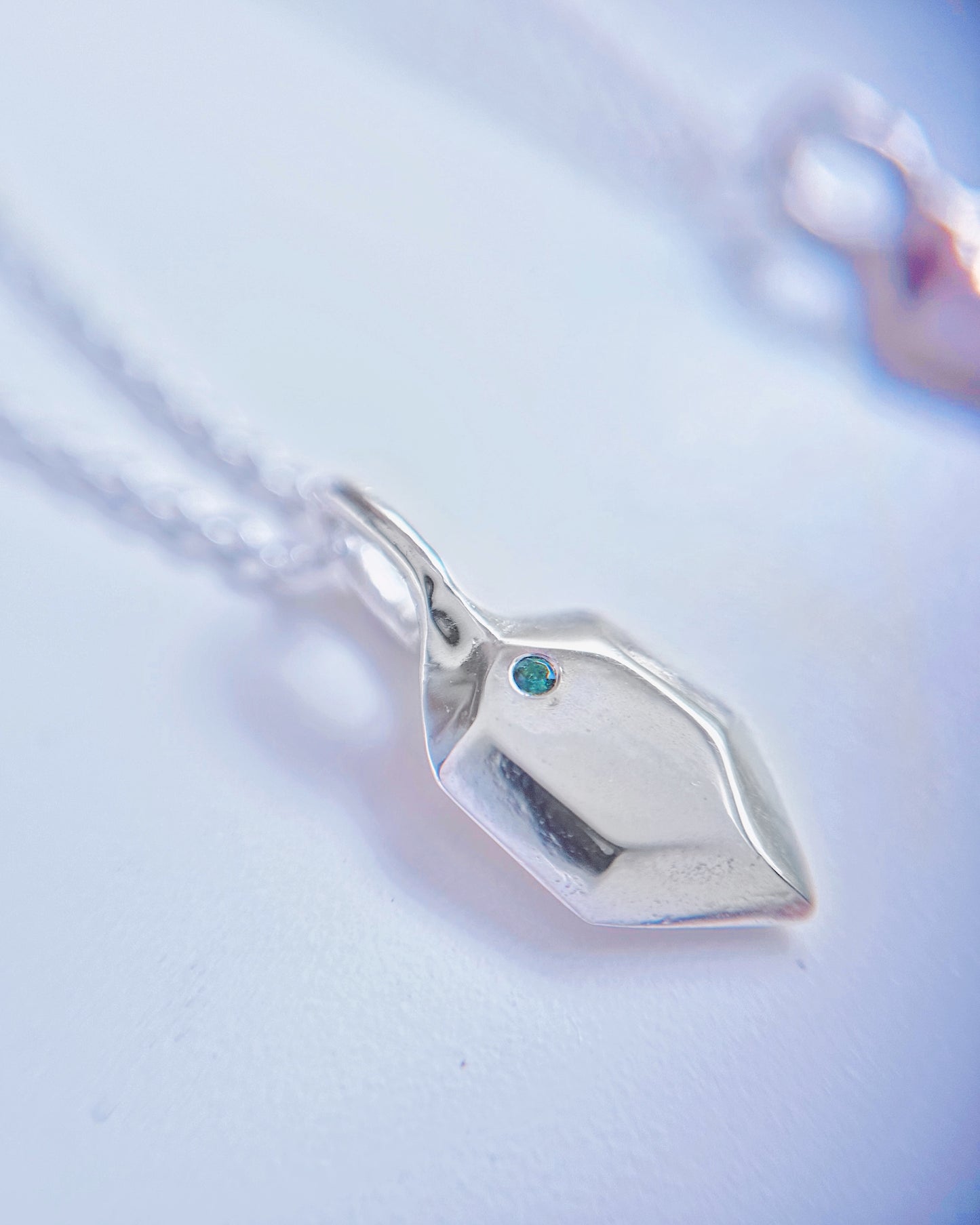 Collier Pendentif Radiant Rubis