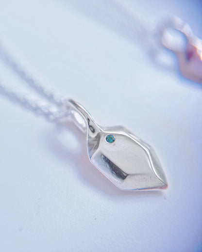 Collier Pendentif Radiant Rubis