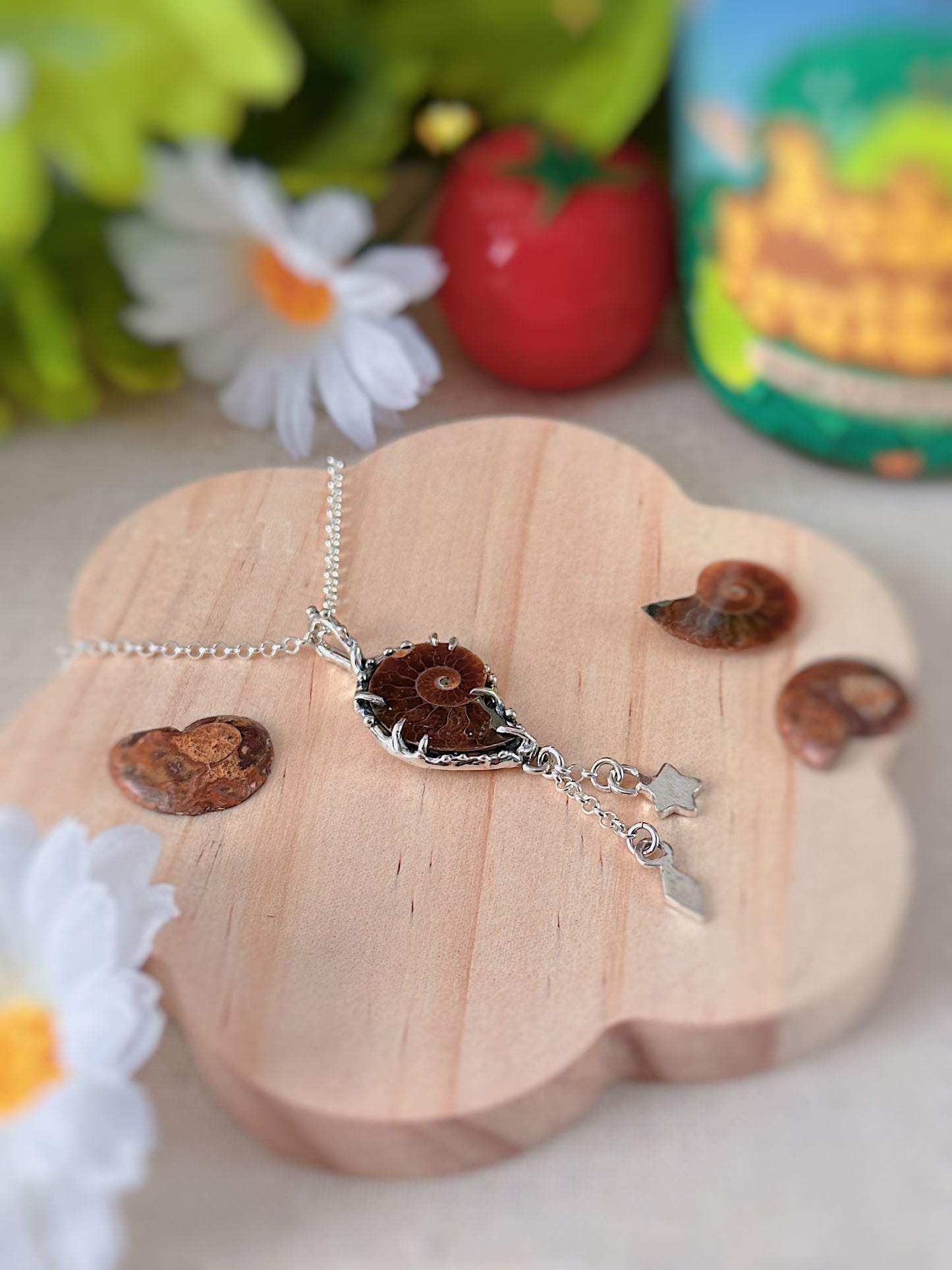 Collier Fossile d'Ammonite