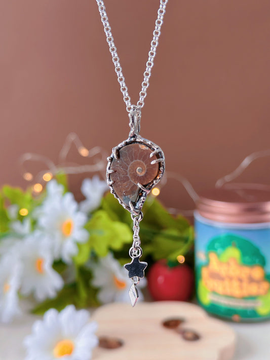 Collier Fossile d'Ammonite