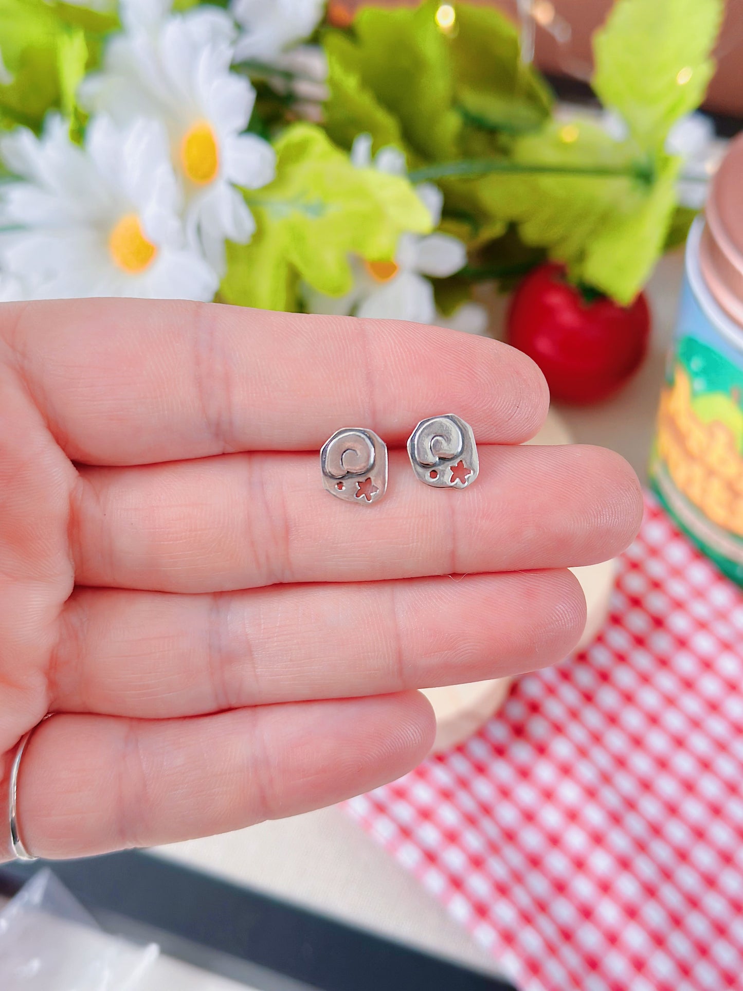 Boucles d'oreilles Petit Fossil