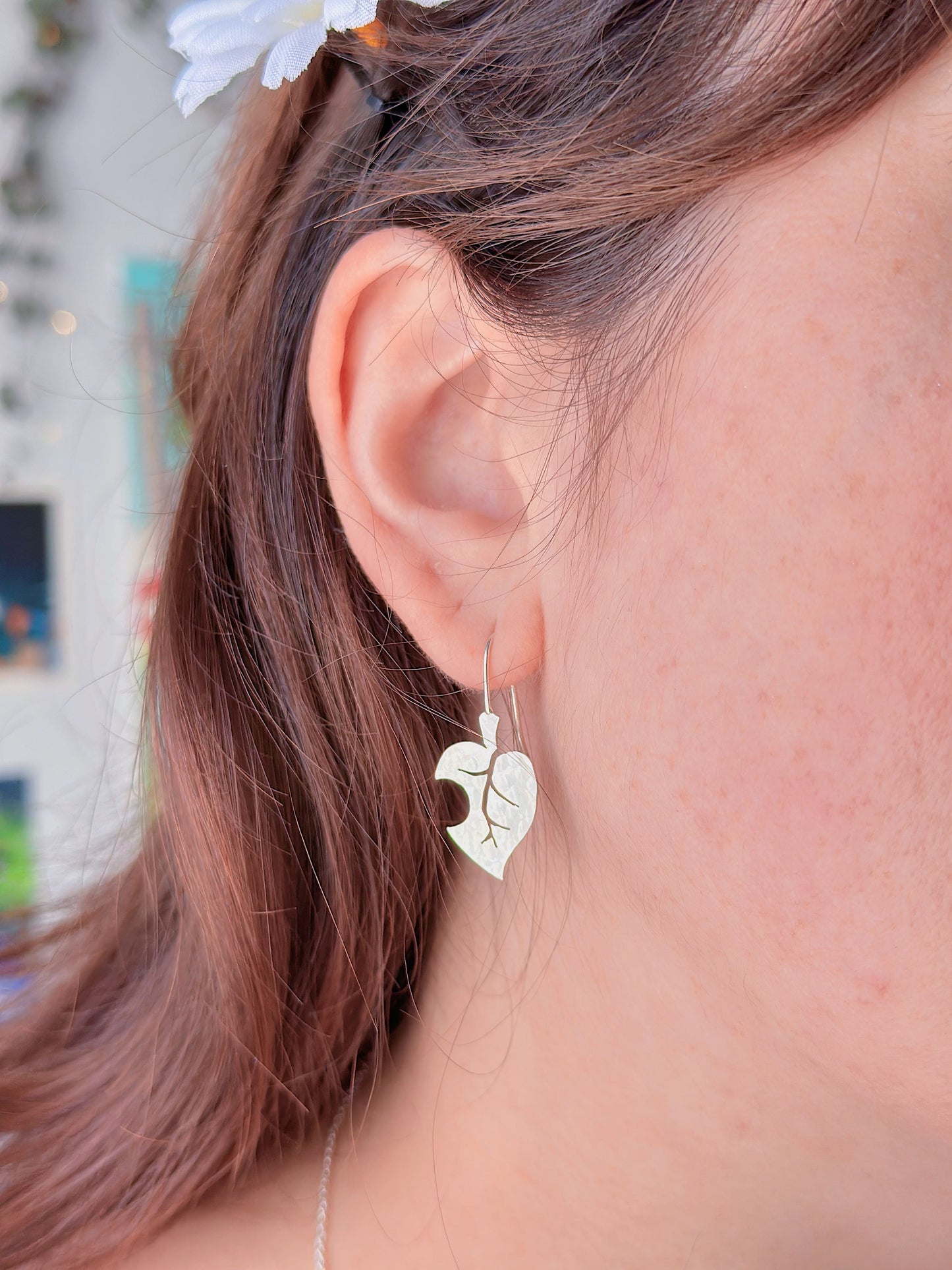 Boucles d'oreilles Feuilles