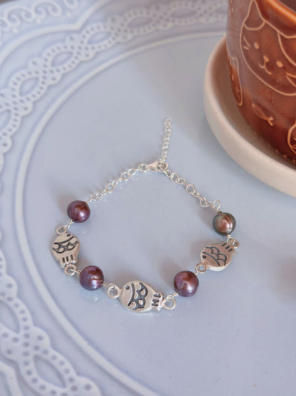 Bracelet Perles et Taiyaki