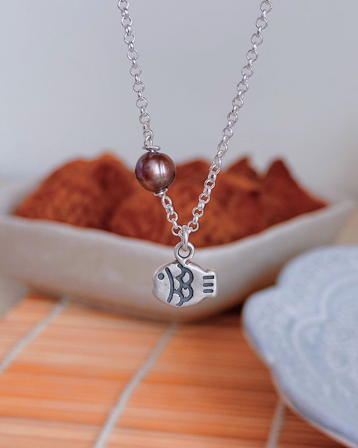 Collier Perle et Taiyaki