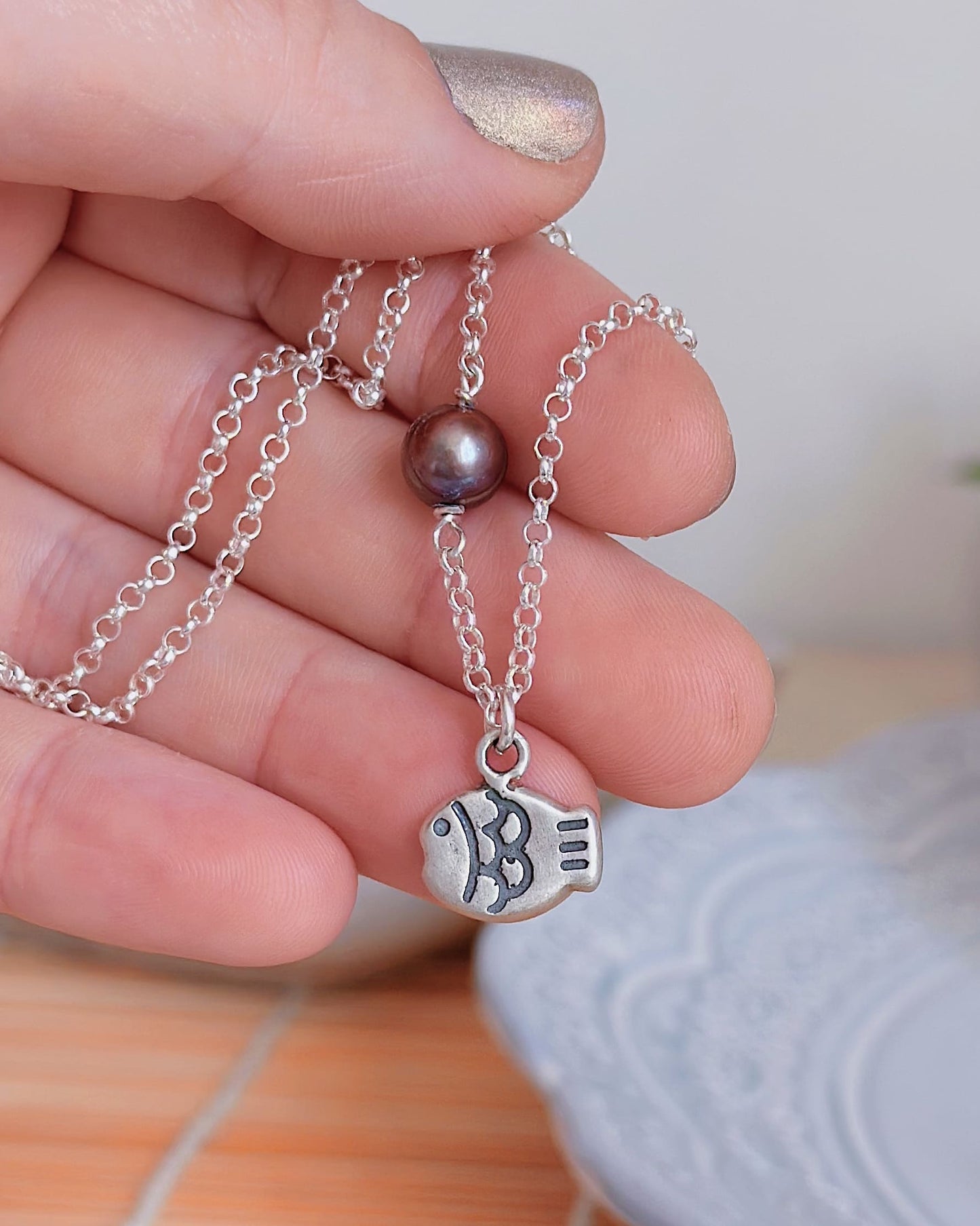 Collier Perle et Taiyaki
