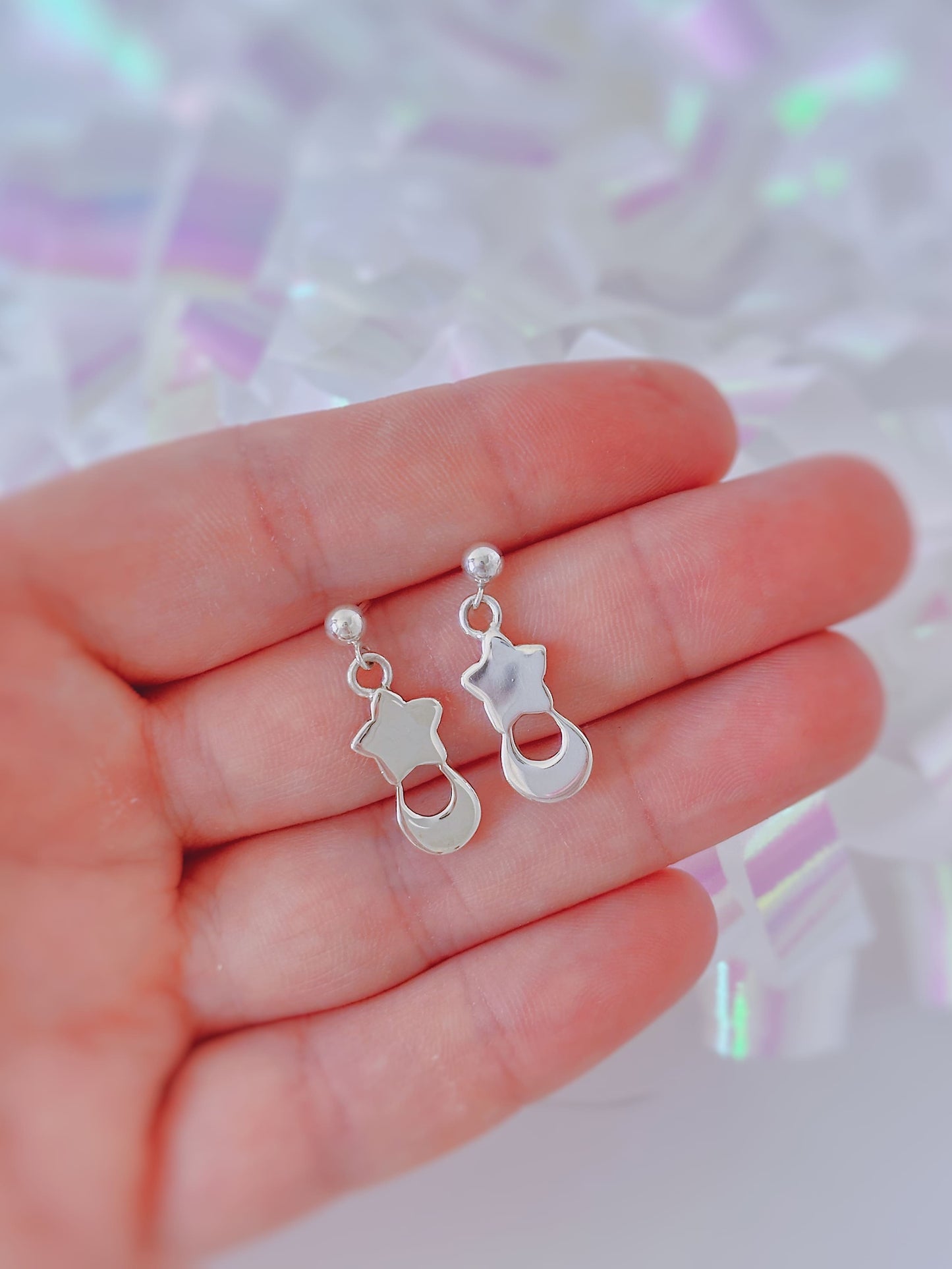 Boucle d'oreille Étoile lunaire