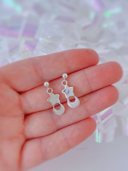Boucle d'oreille Étoile lunaire
