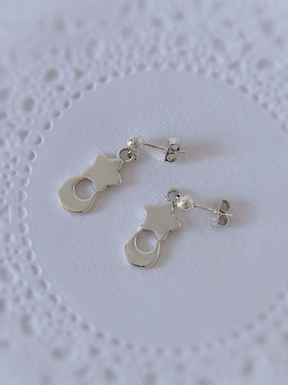 Boucle d'oreille Étoile lunaire