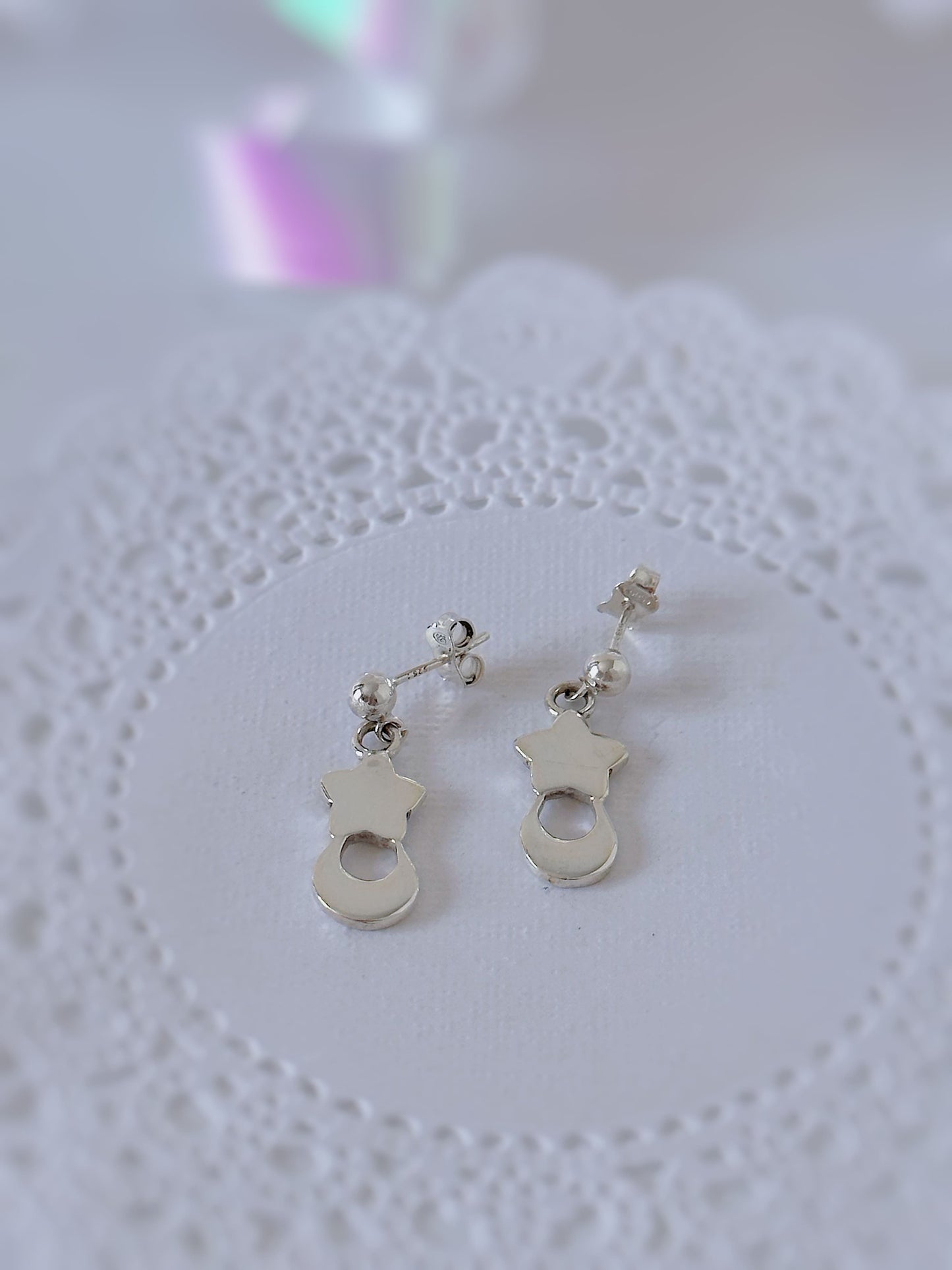 Boucle d'oreille Étoile lunaire