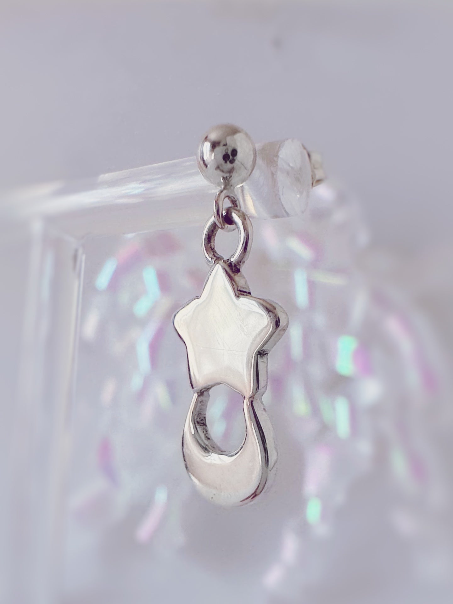 Boucle d'oreille Étoile lunaire