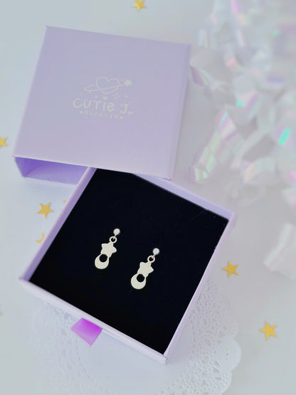 Boucle d'oreille Étoile lunaire