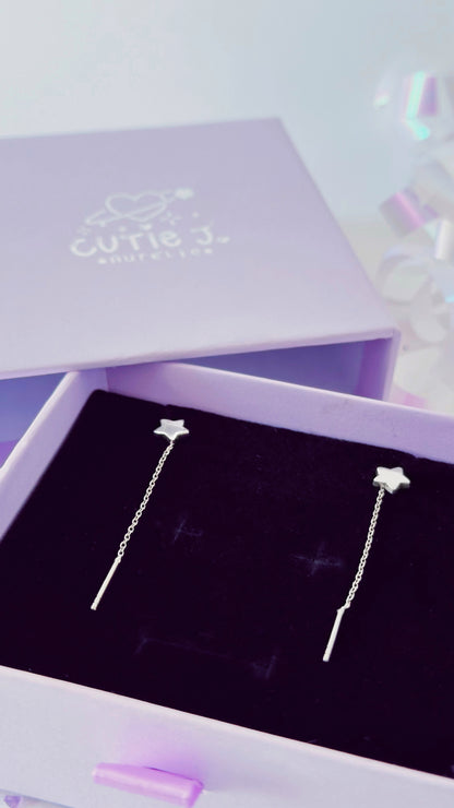Boucles d'oreilles Etoile Filante
