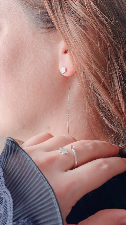 Boucles d'oreilles Etoile Filante