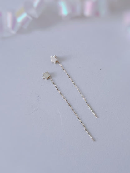 Boucles d'oreilles Etoile Filante